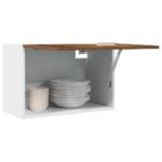 Armoire suspendue "Lyon" vieux bois 60x31x40 cm