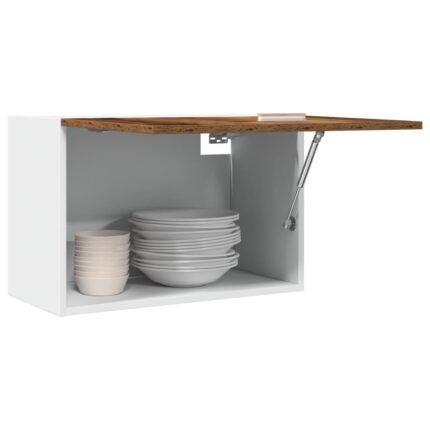 Armoire suspendue "Lyon" vieux bois 60x31x40 cm
