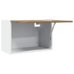 Armoire suspendue "Lyon" chêne artisanal 60x31x40 cm – Image 3
