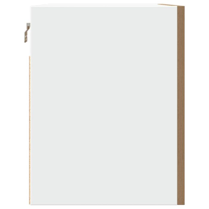 Armoire suspendue "Lyon" chêne artisanal 60x31x40 cm – Image 4