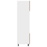 Armoire à micro-ondes "Lyon" vieux bois 60x57x207 cm – Image 5