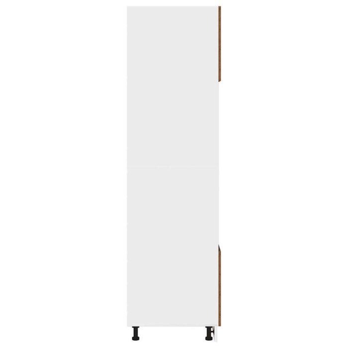 Armoire à micro-ondes "Lyon" vieux bois 60x57x207 cm – Image 5