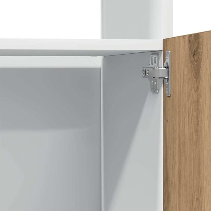 Armoire à micro-ondes "Lyon" chêne artisanal 60x57x207 cm – Image 10