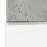 Panneau de lave-vaisselle gris béton 45x3x67 cm – Image 4