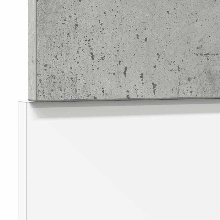 Panneau de lave-vaisselle gris béton 45x3x67 cm – Image 4