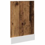 Panneau de lave-vaisselle vieux bois 45x3x67 cm bois ingénierie – Image 3