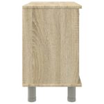 Armoire de salle de bain Chêne sonoma 60x32x53,5 cm Aggloméré – Image 4