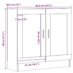 Meuble vieux bois 82,5x30,5x80 cm bois d'ingénierie – Image 9