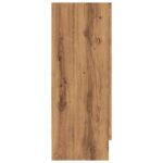 Bibliothèque chêne artisanal 82,5x30,5x80 cm bois d'ingénierie – Image 5