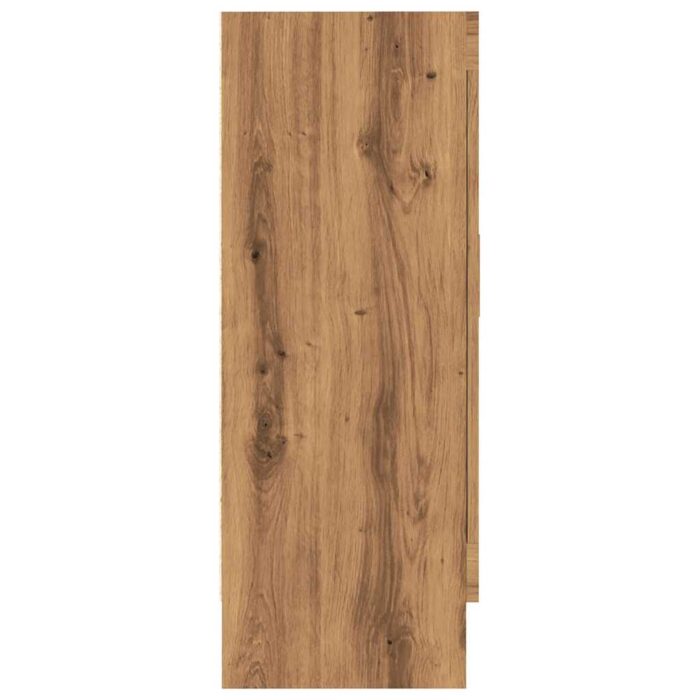 Bibliothèque chêne artisanal 82,5x30,5x80 cm bois d'ingénierie – Image 5