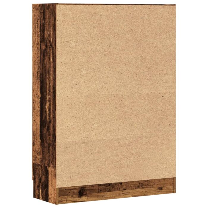 Bibliothèque vieux bois 82,5x30,5x115 cm bois d'ingénierie – Image 6