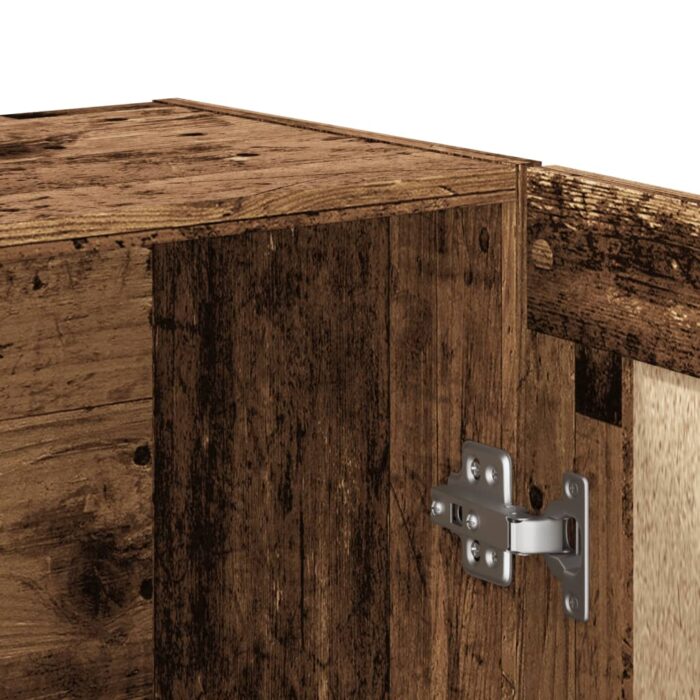 Bibliothèque vieux bois 82,5x30,5x115 cm bois d'ingénierie – Image 7