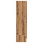 Bibliothèque chêne artisanal 82,5x30,5x115 cm bois d'ingénierie – Image 5