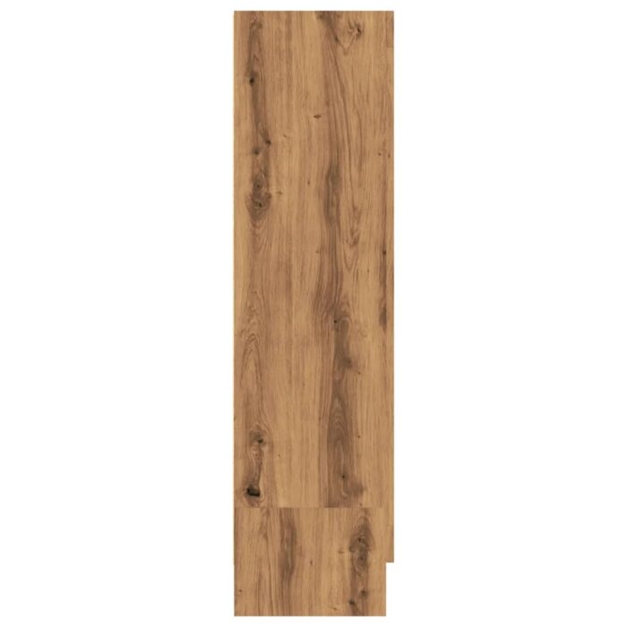 Bibliothèque chêne artisanal 82,5x30,5x115 cm bois d'ingénierie – Image 5