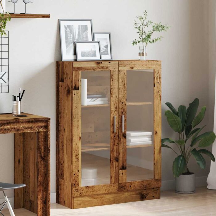 Bibliothèque vieux bois 82,5x30,5x115 cm bois d'ingénierie – Image 2