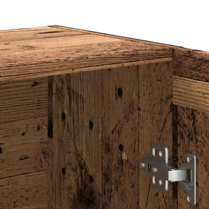 Bibliothèque vieux bois 82,5x30,5x115 cm bois d'ingénierie – Image 7