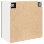 Armoire murale de cuisine avec porte en verre vieux bois – Image 4