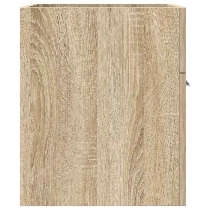 Armoire lavabo de salle de bain chêne sonoma 41x38,5x46 cm – Image 3