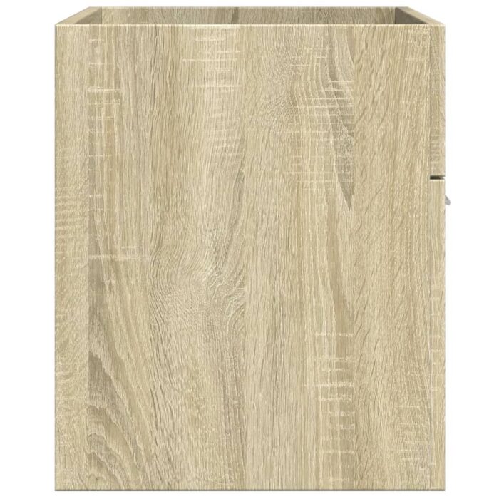Armoire d'évier Chêne sonoma 80x38,5x46 cm Aggloméré – Image 3