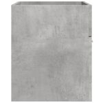 Armoire d'évier Gris béton 80x38,5x46 cm Aggloméré – Image 3