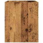 Meuble lavabo de salle de bain vieux bois bois d'ingénierie – Image 3