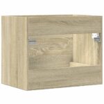 Armoire d'évier Chêne sonoma 60x38,5x48 cm Aggloméré – Image 4