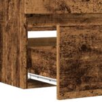 Armoire lavabo vieux bois 100x38,5x45 cm bois d'ingénierie – Image 6