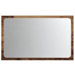 Miroir de salle de bain avec lumière LED chêne artisanal – Image 4