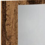 Armoire à miroir LED vieux bois 60x12x45 cm bois d'ingénierie – Image 8