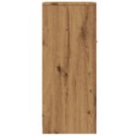 Armoire de salle de bain chêne artisanal 60x33x80 cm – Image 3