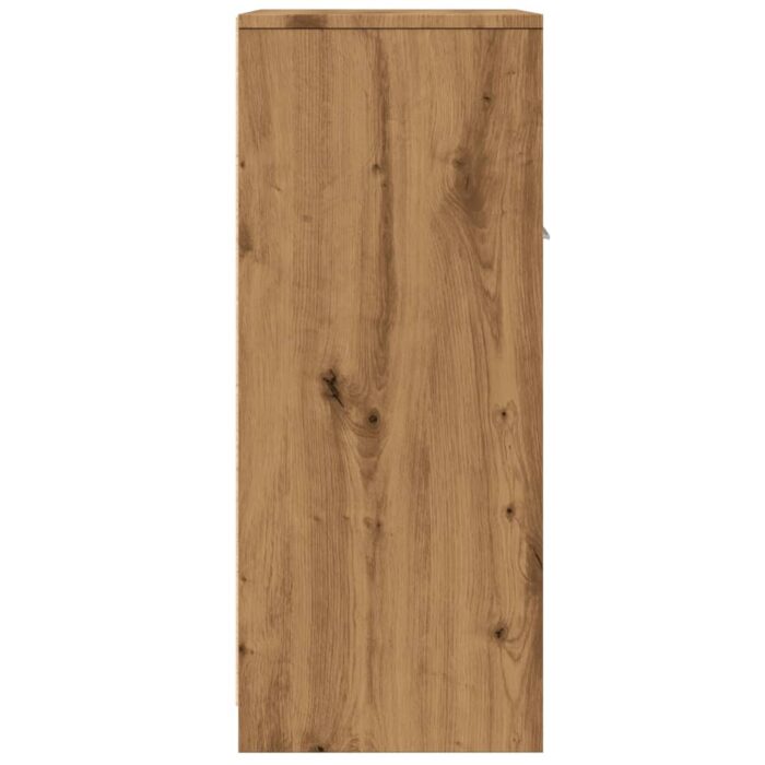 Armoire de salle de bain chêne artisanal 60x33x80 cm – Image 3