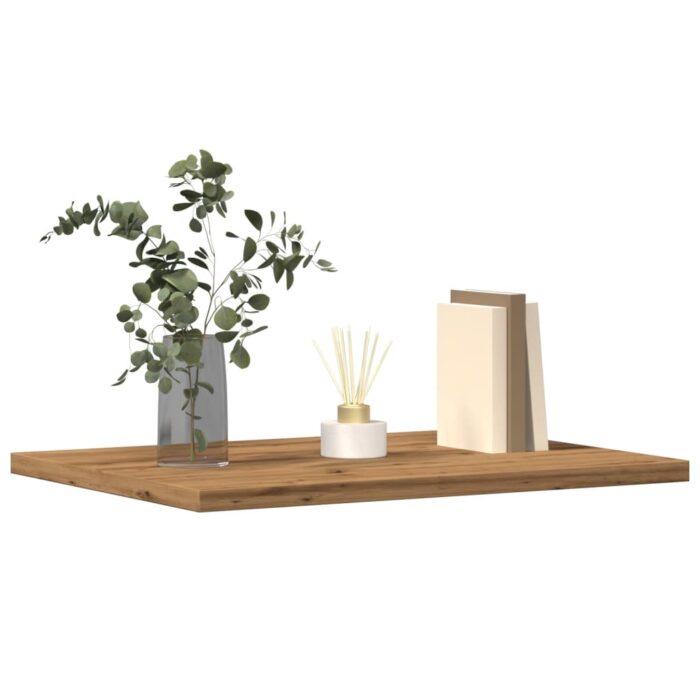 Panneau de bibliothèque 4 pcs chêne artisanal 40x30x1,5 cm – Image 1