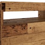 Meuble TV avec lumières LED vieux bois bois d'ingénierie – Image 9