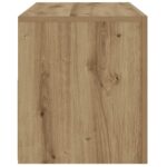 Meuble TV avec lumières LED chêne artisanal bois d'ingénierie – Image 6