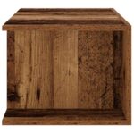 Meuble TV avec lumières LED vieux bois bois d'ingénierie – Image 6