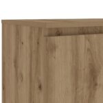 Meuble TV avec lumières LED chêne artisanal bois d'ingénierie – Image 9