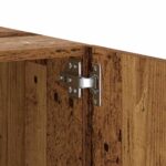 Meuble TV vieux bois 100x35x40 cm bois d'ingénierie – Image 6