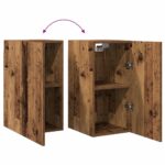 Meubles TV 2 pcs vieux bois 30,5x30x60 cm bois d'ingénierie – Image 6