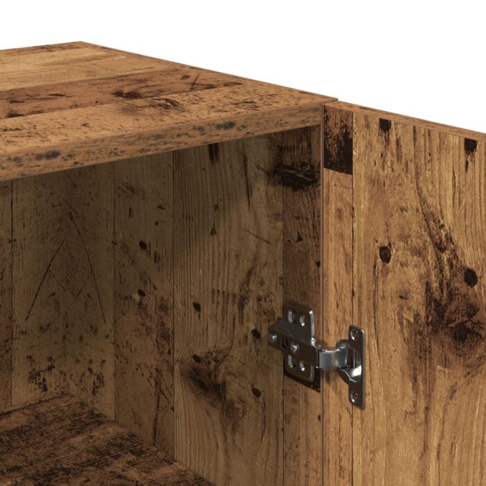 Meubles TV 2 pcs vieux bois 30,5x30x60 cm bois d'ingénierie – Image 7