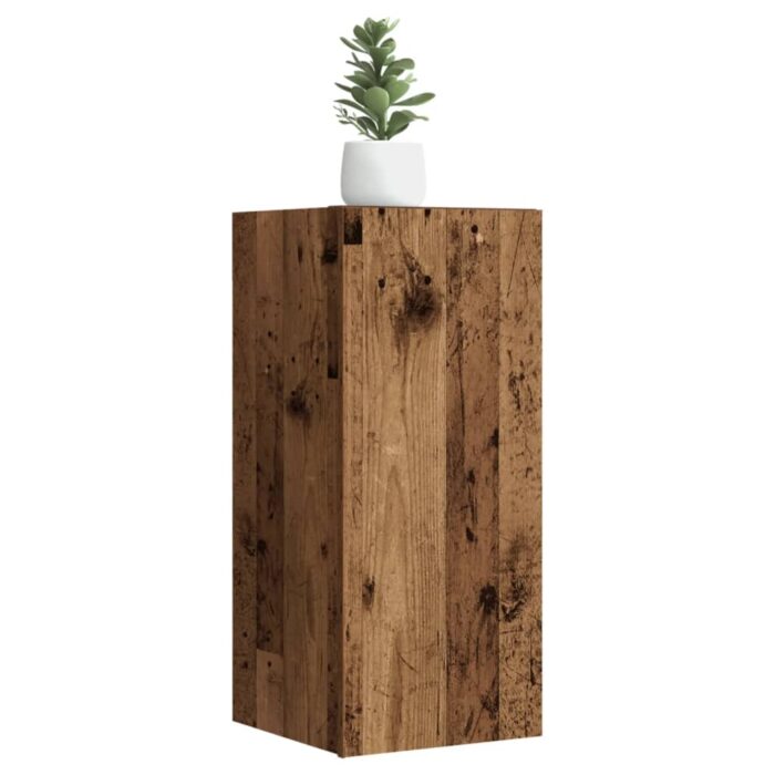 Meubles TV 2 pcs vieux bois 30,5x30x60 cm bois d'ingénierie – Image 1