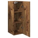 Meubles TV 2 pcs vieux bois 30,5x30x90 cm bois d'ingénierie – Image 5