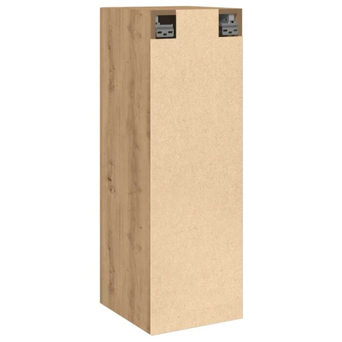Meubles TV 2 pcs chêne artisanal 30,5x30x90cm bois d'ingénierie – Image 4