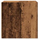 Meuble TV mural 2 pcs vieux bois 30,5x30x30 cm – Image 3