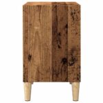 Tables de chevet 2 pcs vieux bois 40x30x50 cm bois d’ingénierie – Image 3