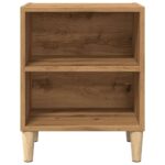 Tables de chevet 2 pcs chêne artisanal 40x30x50 cm – Image 2