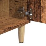 Meuble TV vieux bois 102x35x50 cm bois d'ingénierie – Image 5