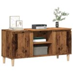 Meuble TV vieux bois 102x35x50 cm bois d'ingénierie