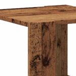 Table basse vieux bois 40x40x30 cm bois d'ingénierie – Image 5