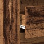 Tables de chevet 2 pcs vieux bois 40x35x62,5 cm bois ingénierie – Image 7