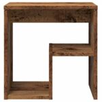Tables de chevet 2 pcs vieux bois 40x30x40 cm bois d'ingénierie – Image 3